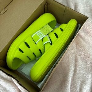 Neon yeah ugg slides